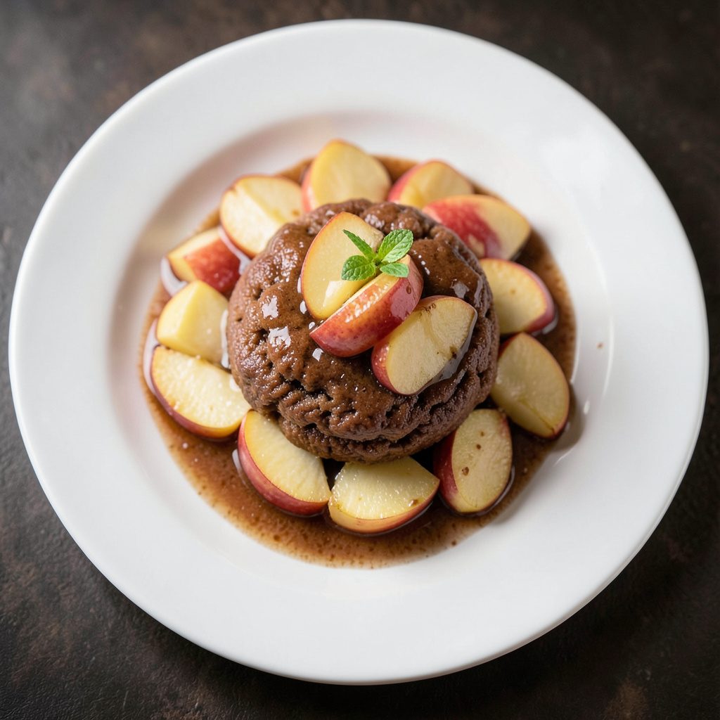 Шарлотка с яблоками